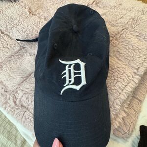 Navy Blue Detroit Hat
